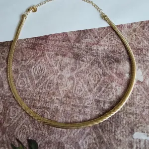 COLAR CHOKER DOURADO MALHA
