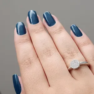 ANEL RÓDIO BRANCO SOLITÁRIO CRAVEJADO MICROZIRCÔNIAS CRISTAL