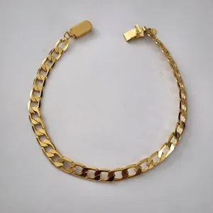 PULSEIRA DOURADA MASCULINA GRUMET