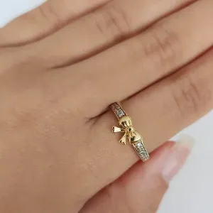 ANEL DOURADO LAÇO