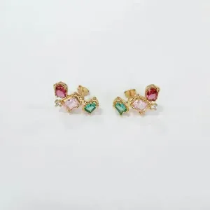 BRINCO EAR CUFF NAVETES COLORIDAS