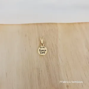PINGENTE MANDALA EU SOU DANÇA CURA P-1CM