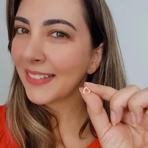 BRINCO CORAÇÃO VAZADO PEQUENO
