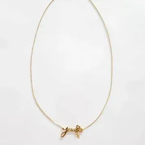 COLAR DOURADO PINGENTE JESUS