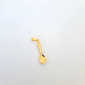 PINGENTE DOURADO COLHER