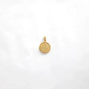 PINGENTE DOURADO ESTRELA DE DAVI
