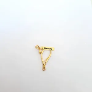 PINGENTE PROFISSÃO MANICURE DOURADO