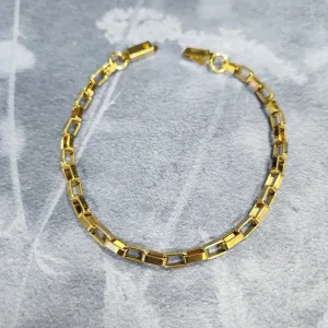 PULSEIRA MASCULINA AÇO DOURADA CTR