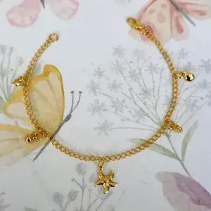 PULSEIRA PINGENTES GOTAS E ESTRELA