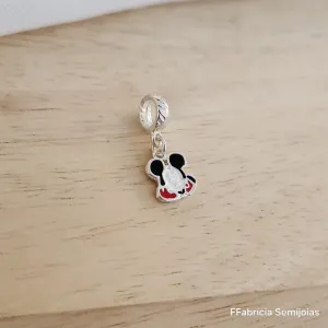 BERLOQUE RÓDIO BRANCO MICKEY MOUSE RESINA