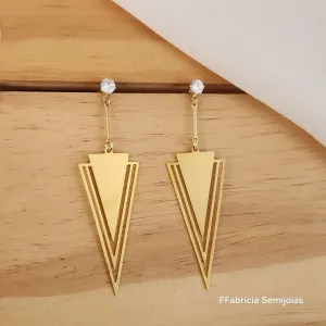 BRINCO TRIÂNGULAR PONTUADOS E LINERARES - DANÇA CURA