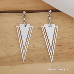 BRINCO TRIÂNGULAR PONTUADOS E LINERARES - DANÇA CURA