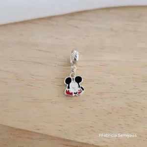 BERLOQUE RÓDIO BRANCO MICKEY MOUSE RESINA
