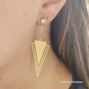 BRINCO TRIÂNGULAR PONTUADOS E LINERARES - DANÇA CURA