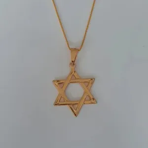 COLAR COM PINGENTE ESTRELA DE DAVI