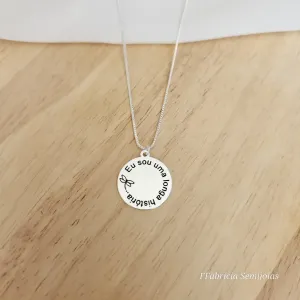 COLAR EU SOU UMA LONGA HISTÓRIA 45+5CM