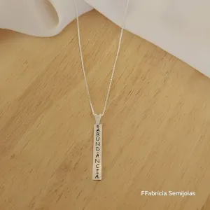 COLAR VENEZIANA PINGENTE ABUNDÂNCIA