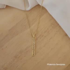 COLAR VENEZIANA PINGENTE ABUNDÂNCIA