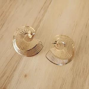CONJUNTO COLAR E BRINCOS ORGÂNIC FORMATO CÍRCULO