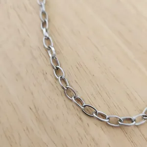 COLAR CART MASCULINO AÇO INOX 60CM