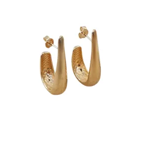 BRINCO MEIA ARGOLA GOTA GRANDE