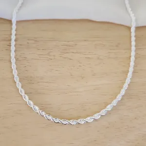 COLAR CORRENTE CORDÃO BAIANO 3MM 30+10CM