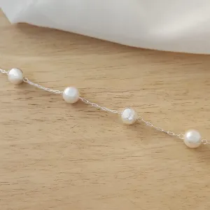 PULSEIRA COM DUAS PÉROLAS E DUAS BOLAS 10MM