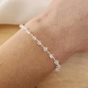 PULSEIRA CRISTAIS DE VIDRO 18CM