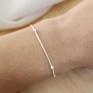 PULSEIRA RABO DE RATO COM BOLINHA 18CM