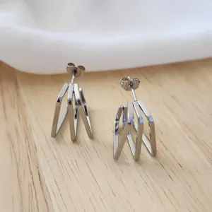 BRINCO ARGOLA TRÊS FIOS AÇO