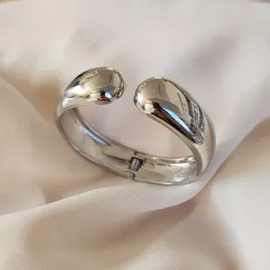 BRACELETE PRATA AJUSTÁVEL DUAS GOTAS