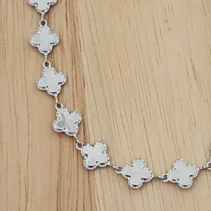 COLAR AÇO TREVOS 45+5CM