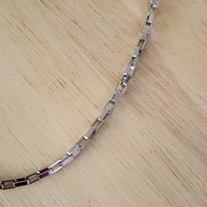 COLAR AÇO  MASCULINO CART 60CM