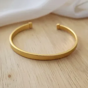 BRACELETE DOURADO ABERTO FOSCO