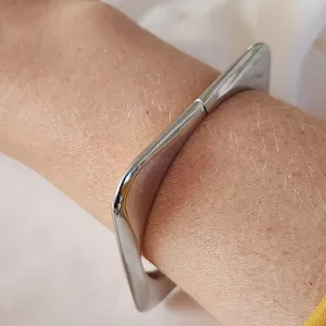 BRACELETE PRATA QUADRADO