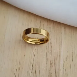 ALIANÇA AÇO DOURADA