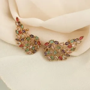 BRINCO EAR CUFF NAVETES COLORIDAS