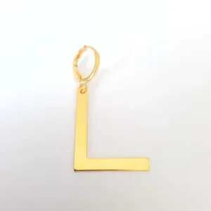 PINGENTE DOURADO LETRA L