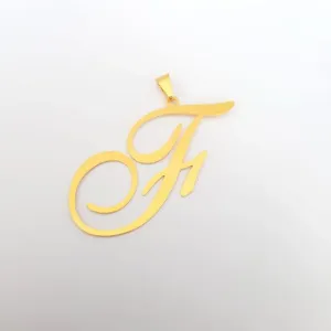 PINGENTE LETRA F 4CM