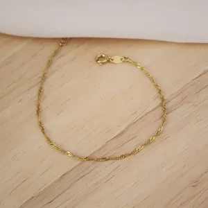 PULSEIRA DOURADA CORRENTE SINGAPURA