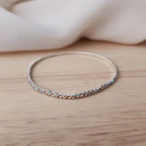 PULSEIRA ZIRCÔNIAS ROSA CLARO FURTA COR