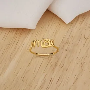 ANEL DOURADO MÃE