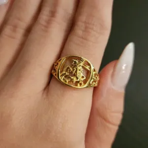 ANEL DOURADO SÃO JORGE