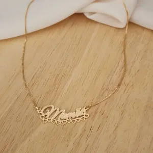 COLAR DOURADO MAMÃE CORAÇÃO