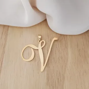 PINGENTE LETRA V 4CM