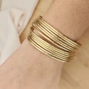 PULSEIRAS KIT 12 ARGOLAS FOSQUEADAS