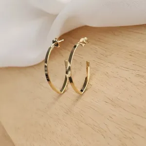 BRINCO ARGOLA ESTILO GOTA 3CM