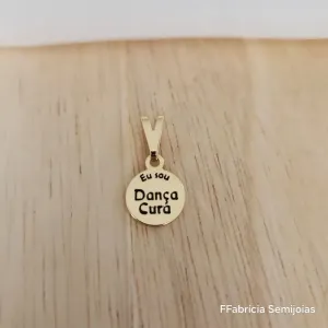 PINGENTE MANDALA EU SOU DANÇA CURA P-1CM