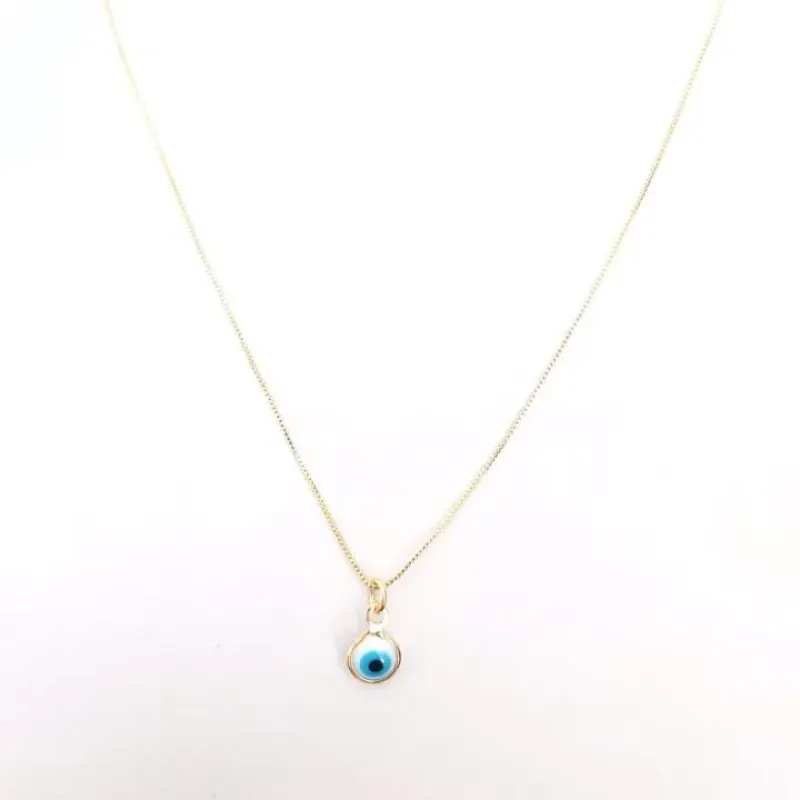 COLAR VENEZIANA45CM OLHO GREGO