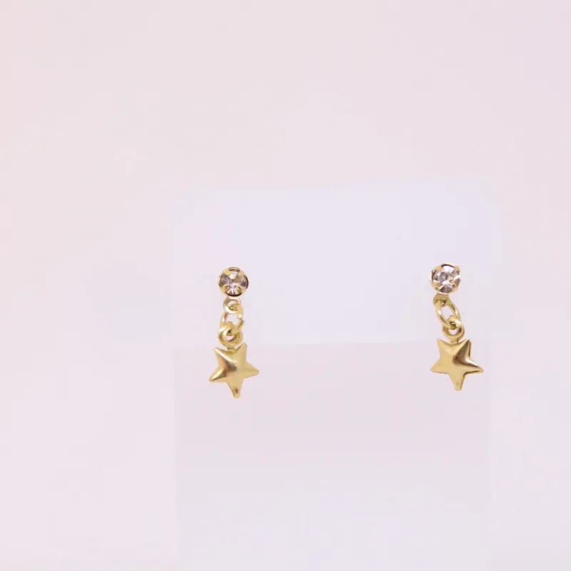 BRINCO DOURADO ESTRELA INFANTIL
